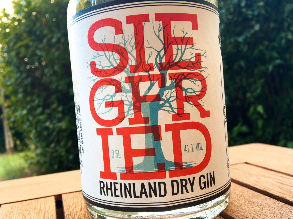 Siegfried Rheinland Dry Gin Etikett